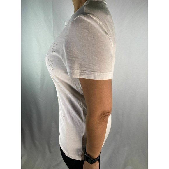 Versace Jeans Brand Print White T-Shirt - Picture 2 of 4